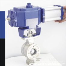 Pneumatic Operated V-Port Ball Valve